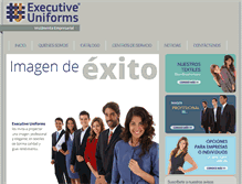 Tablet Screenshot of exuniforms.com
